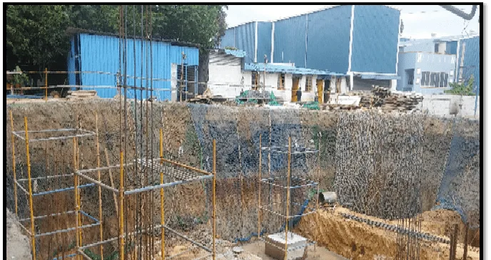 Excavation for basement and footing