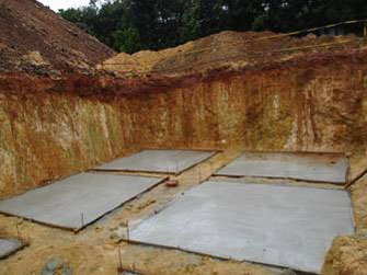 earthwork excavation in foundation
